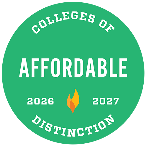 Colleges of Distinction Affordable badge