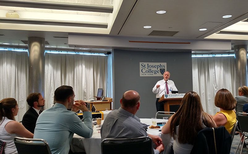 Christopher Frost at the Alumni Awards ceremony