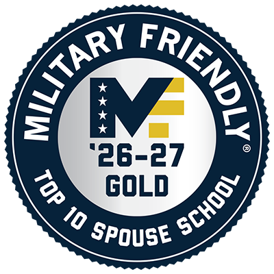 Military Friendly Top 10 Spouse School - '26-'27 Gold