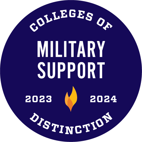 Colleges of Distinction — Military Support - 2023-2024