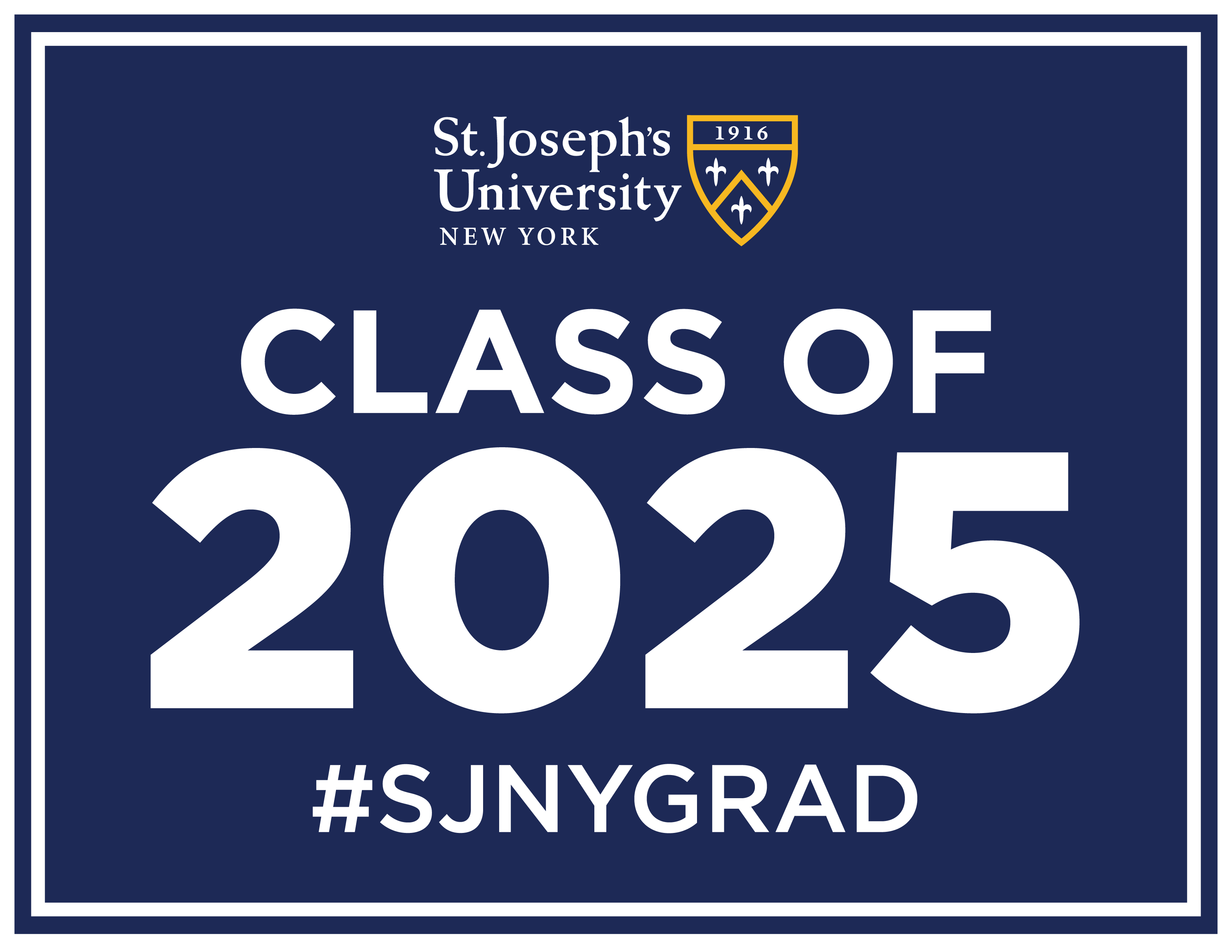 SJNY Class of 2023 Lawn Sign