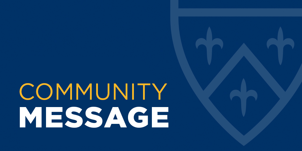 Message to the Campus Community: Vaccine Mandate and Booster Update